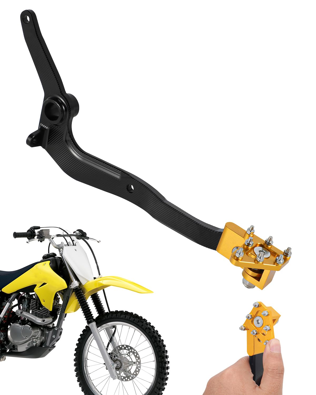 Amazon.com: NACORE DRZ125 Rear Brake Pedal Foldable Foot Brake